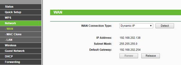 dns address router