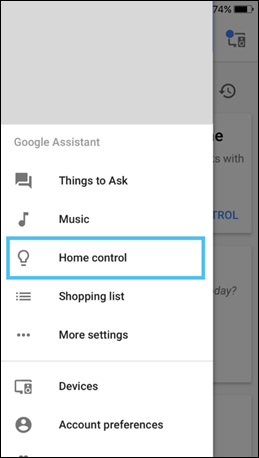 google home app devices list