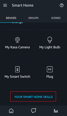 Kasa store app alexa