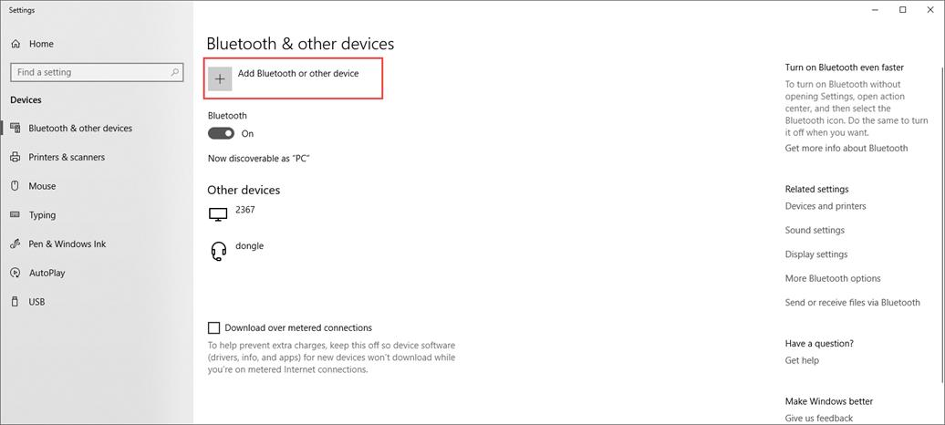 bluetooth adapter for pc windows 10 free download