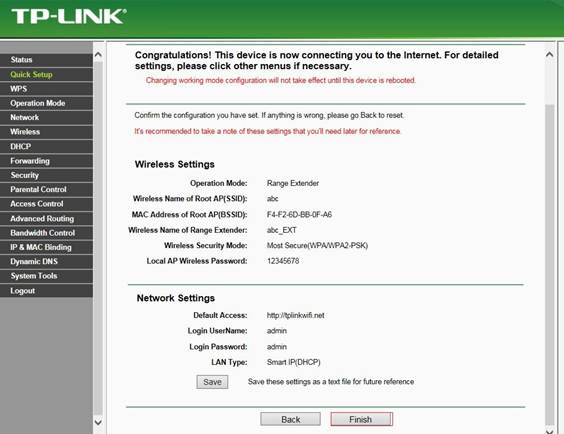 How to Configure the Range Extender/Repeater Mode on the  TL-WR802N/TL-WR810N