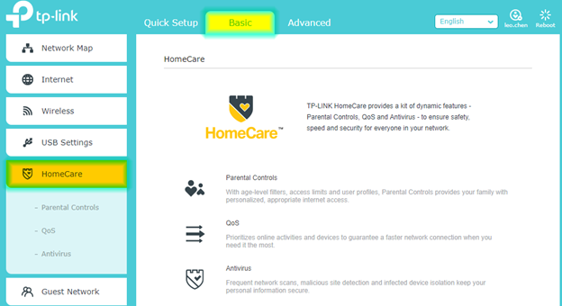 Setting Up Homecare On Your Tp Link Router