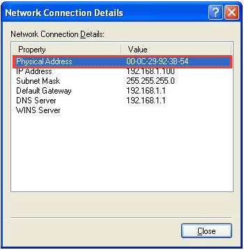 how to find wireless mac address of laptop windows 8