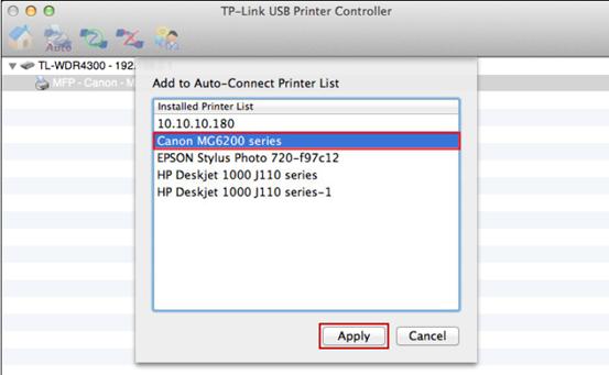 Tp link usb printer controller mac os 10 15 catalina