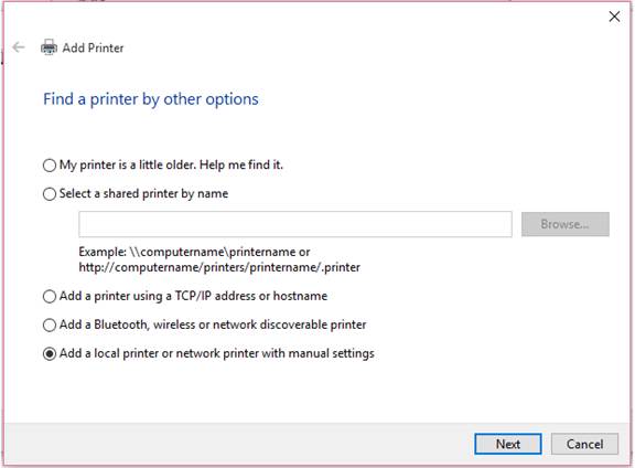 windows 10 change printer ip address