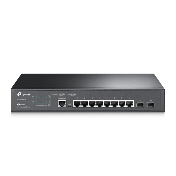 Switch gestionado con 8 puertos Gigabit L2 Lite JetStream™ con 2 slots SFP Slots 1