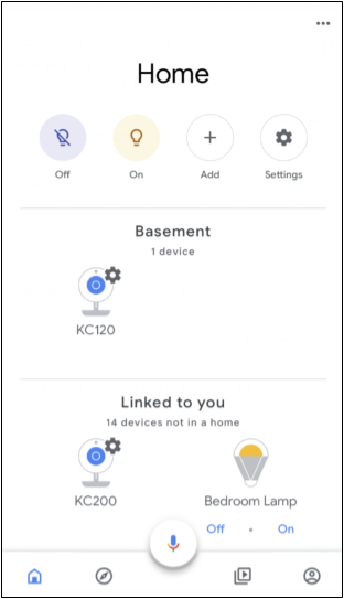 google home tp link commands