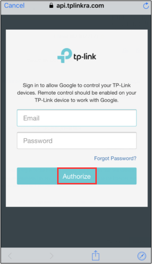 Control tp link store with google home