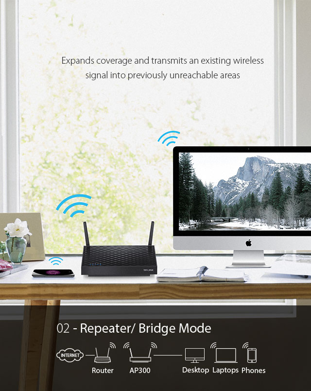 TP-LINK Router 300Mbps Wireless N - Access Point - Esseshop - Il