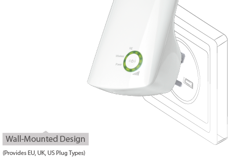 TP-LINK 300Mbps Wi-Fi Range Extender (TL-WA854RE) - The source for WiFi  products at best prices in Europe 