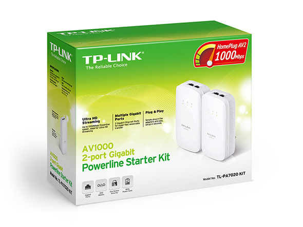 Tl Pa70 Kit Av1000 Gigabit Powerline Starter Kit Tp Link United Kingdom