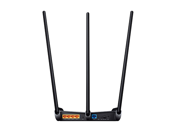 Router wifi tp-link 450m tl-wr941hp alta potencia 3 antenas de 9 dbi y 1  watt de potencia