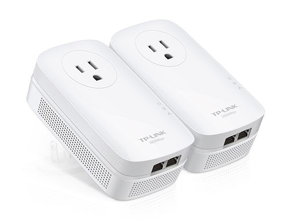TP-Link Powerline TL-PA8010PKIT – Adattatori Gigabit 1300 Mbps, Presa Passante, Spina UK