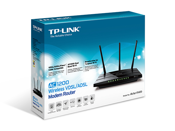 TP-Link Archer VR400 Wireless MU-MIMO VDSL/ADSL Modem Router - JB Hi-Fi