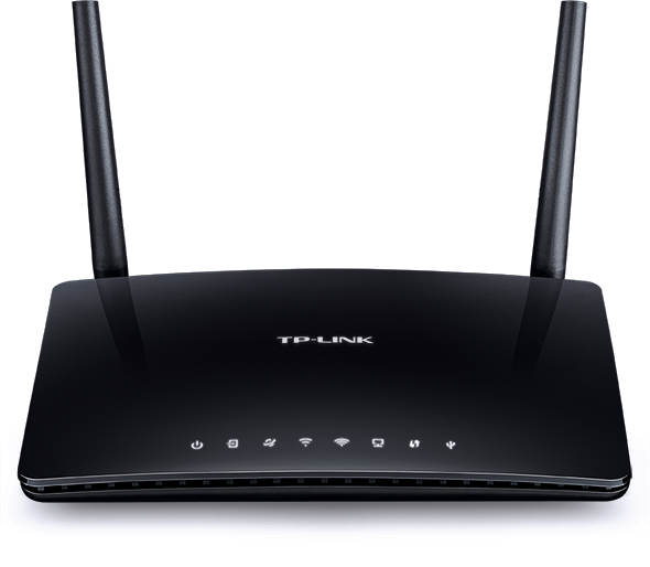 Módem Router ADSL2+ de Doble Banda Inalámbrico AC1200 1