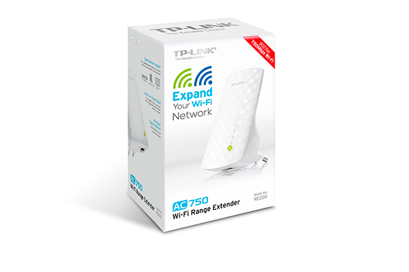 Amplificador Wifi TP-Link Re200 Ac750, Con Puerto Ethernet