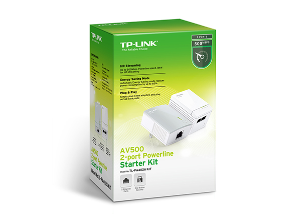 Kit PLC WiFi TP Link 500 Mbps