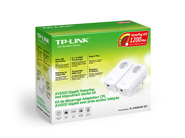 TP-Link TL-PA8015P KIT kit de 2 CPL 1300 Mbps avec 1 Port Ethernet Gigabit  et Prise Intégrée - La Poste