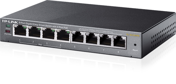 TP-Link TL-SG108PE V3, 8 Port Gigabit PoE Switch