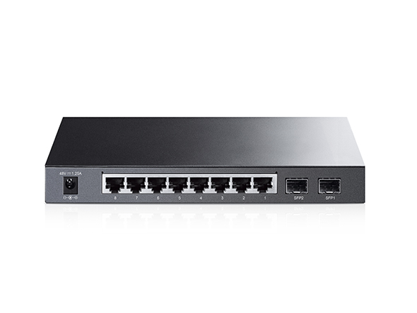 8 Port SFP slot and 2 Port RJ45 Uplink Gigabit Fiber Switch