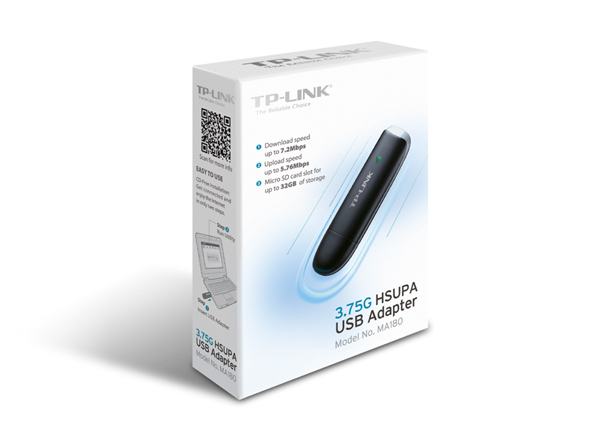 MA180 | 3.75G HSUPA USB Adapter | TP-Link Baltic