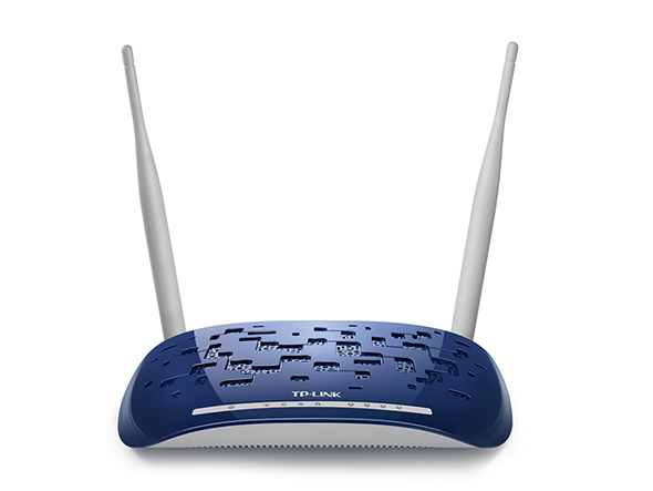 Bezprzewodowy router/modem ADSL2+, standard N, 300Mb/s  1