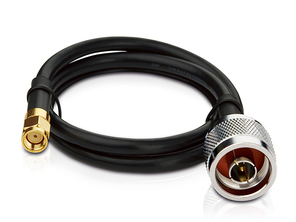 0.5M Low-loss N-Type Male to RP-SMA Female Pigtail Cable 1