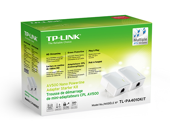 Tl Pa4010 Kit Av600 Powerline Starter Kit Tp Link