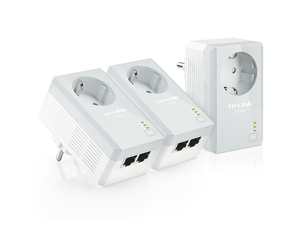 CPL Tp Link 2 adaptateurs CPL 500 Mbps + Prise gigogne + 2 ports