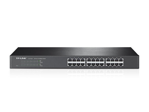 Switch 24-port-uri 10/100Mbps montabil în Rack 1