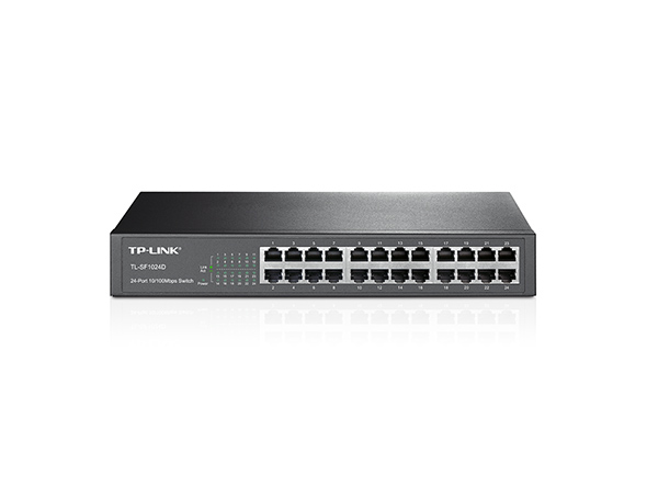 24-Portlu 10/100Mbps Desktop/Rackmount Switch 1