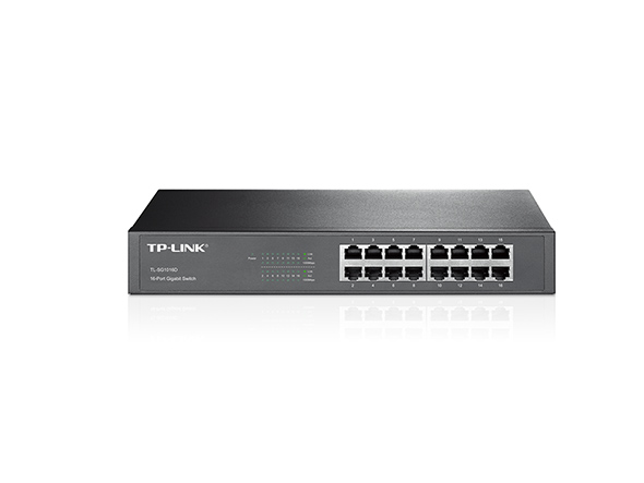 Switch de 16 puertos Gigabit para escritorio / montaje en rack 1