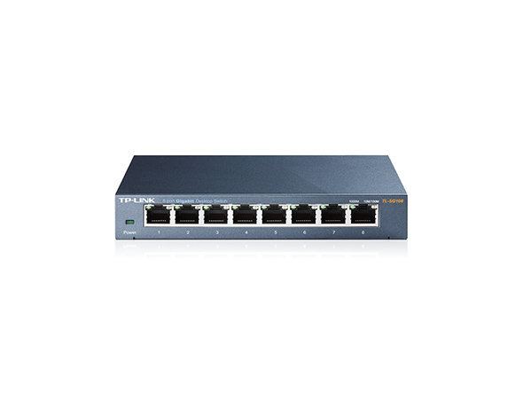 Switch de bureau 8 ports Gigabit - Boîtier métal 1