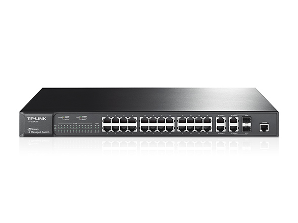 JetStream™ 24-Port 10/100Mbps + 4-Port Gigabit L2 Managed Switch 1