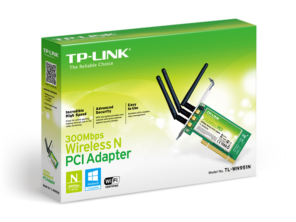 Tl Wn951n 300mbps Wireless N Pci Adapter With Low Profile Bracket Tp Link United Kingdom