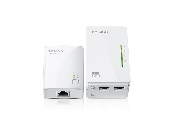 TL-WPA281KIT, 300Mbps AV200 Wireless N Powerline Extender Starter Kit