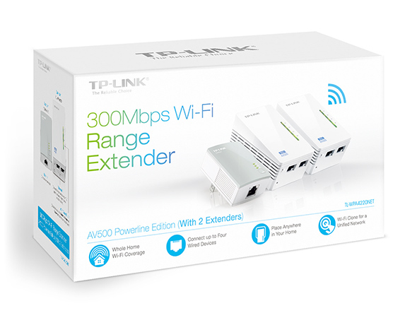 POWERLINE TP-LINK N300 -: 2 x Ethernet, Branco