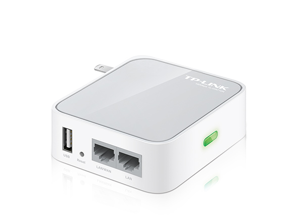 TP-Link TL-WR710N 150Mbps Wireless N Mini Pocket Router, Repeater, Client,  2 LAN Ports, USB Port 150 Mbps Wireless Router - TP-Link 