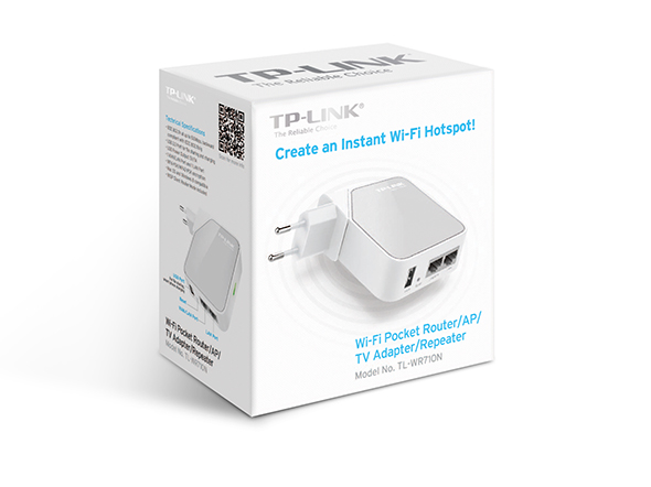 TL-WR710N | Wi-Fi Pocket Router/AP/TV Adapter/Repeater | TP-Link