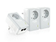 AV500 Powerline adapter met stopcontact, 2 ethernet aansluitingen, set van 3 stuks 4