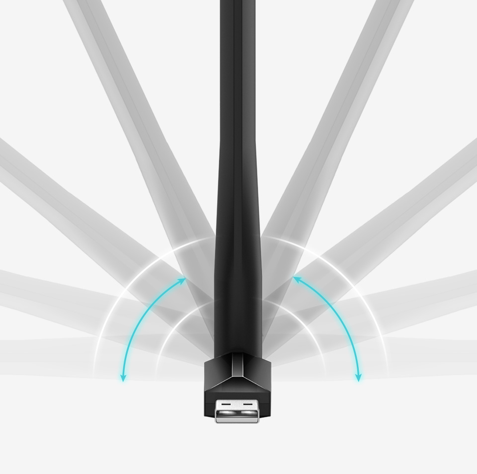 Adaptador USB WiFi TP-Link Rompemuros Archer T2U Plus AC600