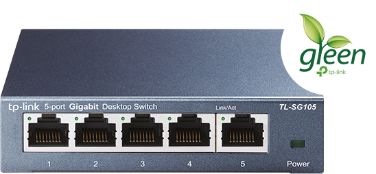 TP-Link Switch Ethernet (LS105G) Gigabit 5 ports RJ45 metallique  10/100/1000 Mbps, Idéal pour étendre le réseau câblé pour les PME et les  bureaux à domicile