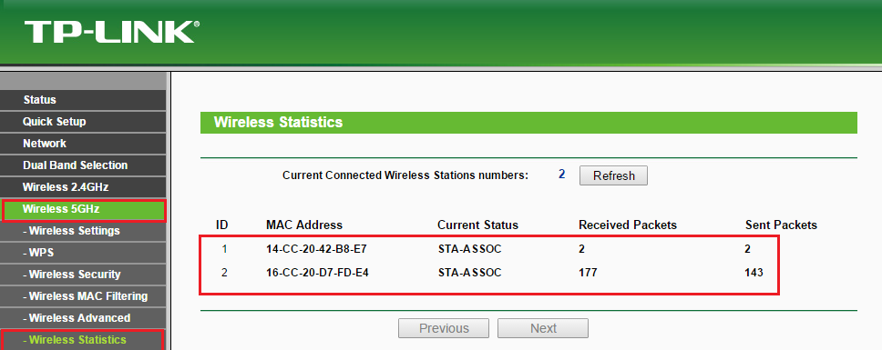 how to check mac address of router