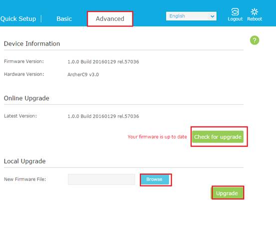 How To Upgrade The Firmware Version Of Tp Link Wireless Router Blue Ui