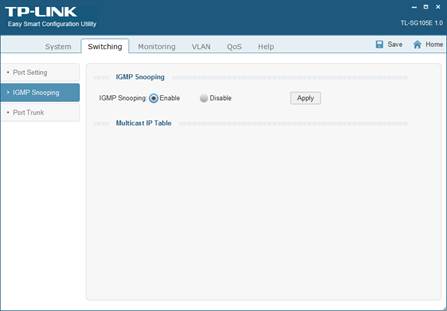 Enable IGMP Snooping in Switching-IGMP Snooping