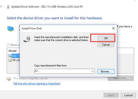 tp link wifi adapter driver windows 10