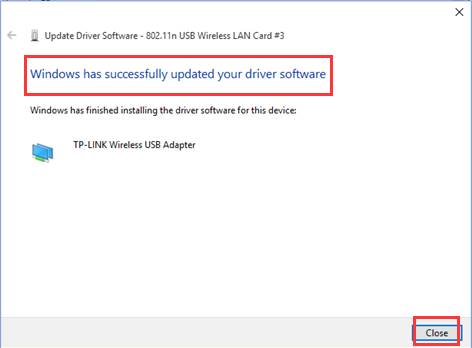 how to install wifi driver windows 10 tp link ub