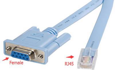 RS232 DB9 Female Head -- RJ45 connector