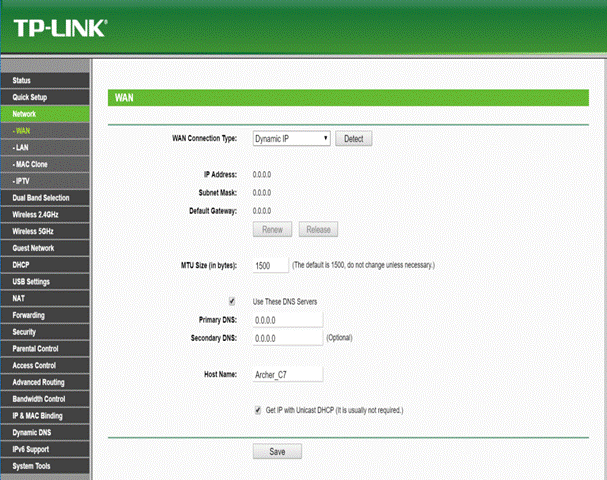 How To Change The Mtu Settings In Tp-Link Wi-Fi Routers