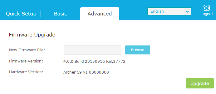 How To Upgrade The Firmware Version Of Tp Link Wireless Router Blue Ui